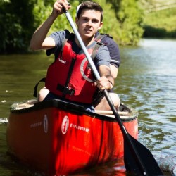 Kayaking South Cerney, Gloucestershire