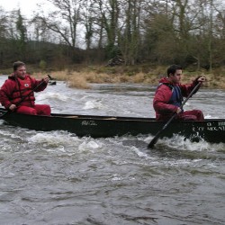 Canoeing Sunbury, Surrey