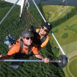 Paragliding Georgeham, Devon